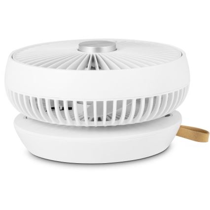 Sencor - Ventilator de birou reîncărcabil 5W/5V 4000 mAh, alb