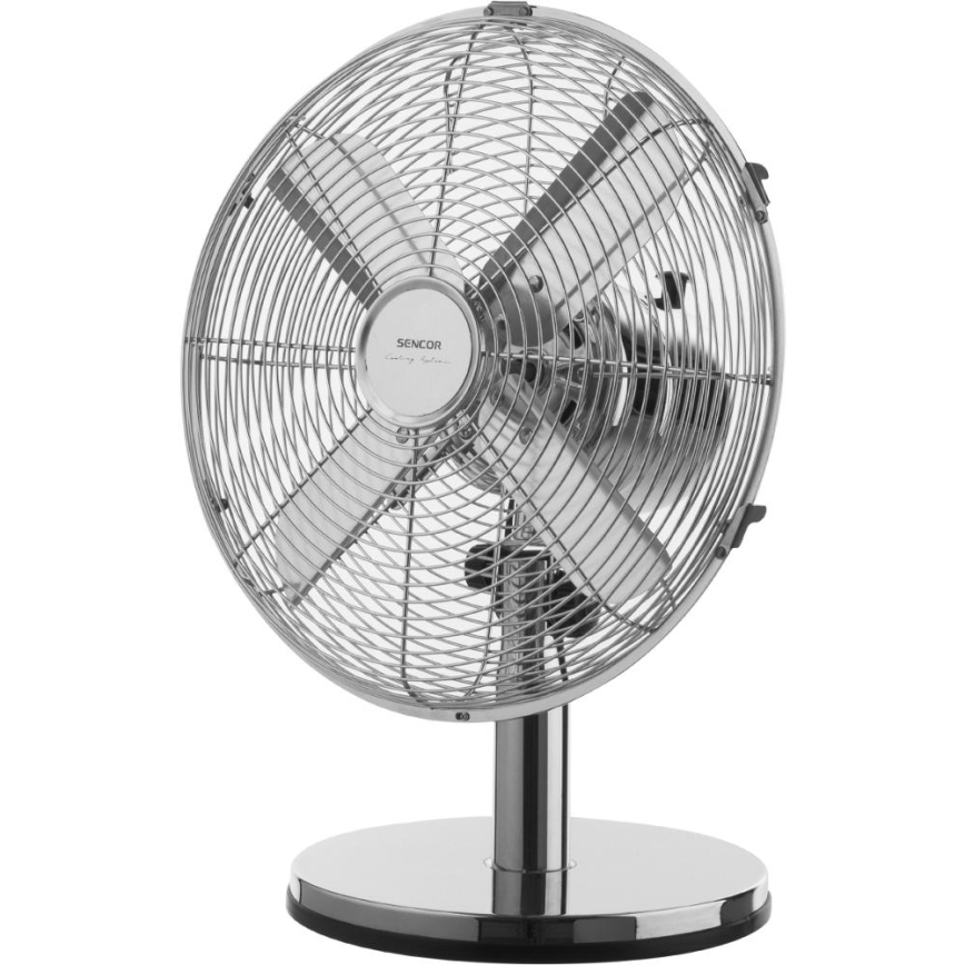 Sencor - Ventilator de masă 35W/230V crom lucios