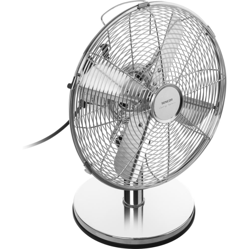 Sencor - Ventilator de masă 35W/230V crom lucios