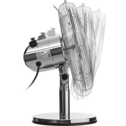 Sencor - Ventilator de masă 35W/230V crom lucios