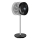 Sencor - Ventilator de podea 3D UltraSilent, 26 W/230 V, Wi-Fi, negru, cu telecomandă