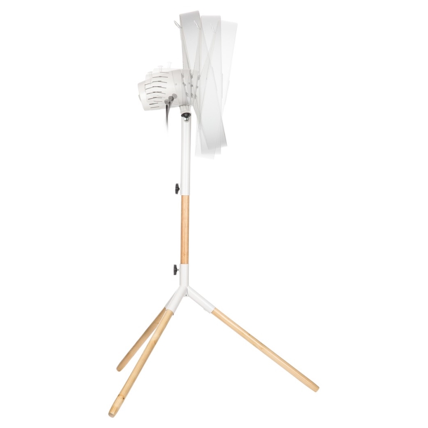 Sencor - Ventilator de podea 50W/230V Ø 40 cm alb/fag