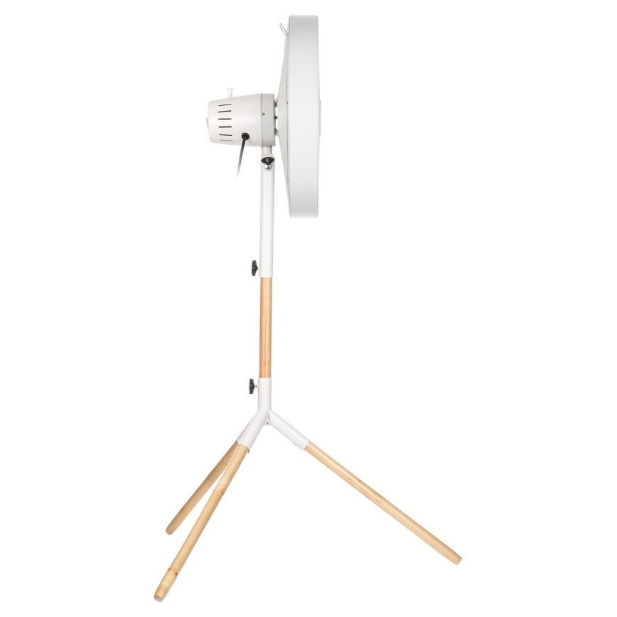 Sencor - Ventilator de podea 50W/230V Ø 40 cm alb/fag