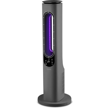 Sencor - Încălzitor ceramic tip coloană fără palete 1200/2000W/230V antracit + telecomandă