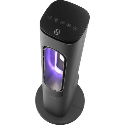 Sencor - Încălzitor ceramic tip coloană fără palete 1200/2000W/230V antracit + telecomandă