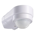 Senzor de mișcare cu infraroșu de exterior 240° 600W/230V IP65 alb