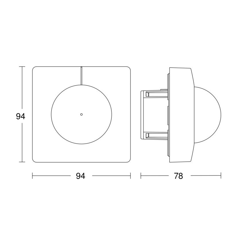 Senzor de mișcare IS 3180 DALI-2 IPD alb Steinel 057367