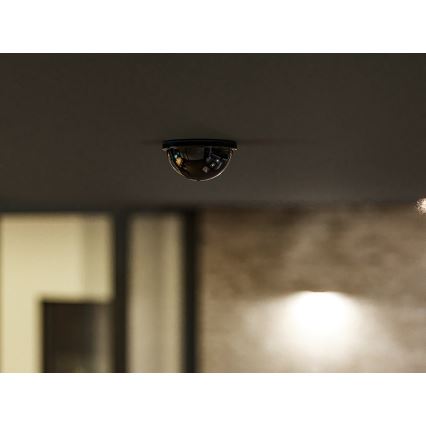 Senzor de mișcare pentru tavan fals 360° 1200W/230V IP54 negru