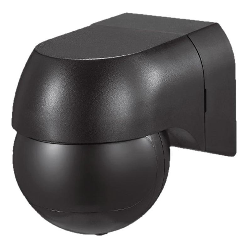 Senzor de mișcare PIR 180° 400W/230V IP44 negru