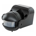 Senzor de mișcare PIR pentru exterior 1200W/230V IP44, negru