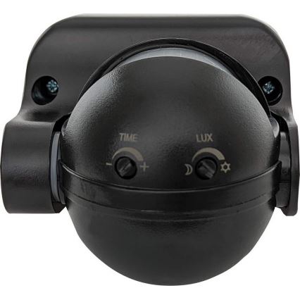 Senzor de mișcare PIR pentru exterior 1200W/230V IP44, negru