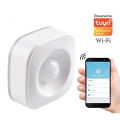 Senzor de mișcare PIR Wi-Fi Tuya, 3xAAA/1,5V