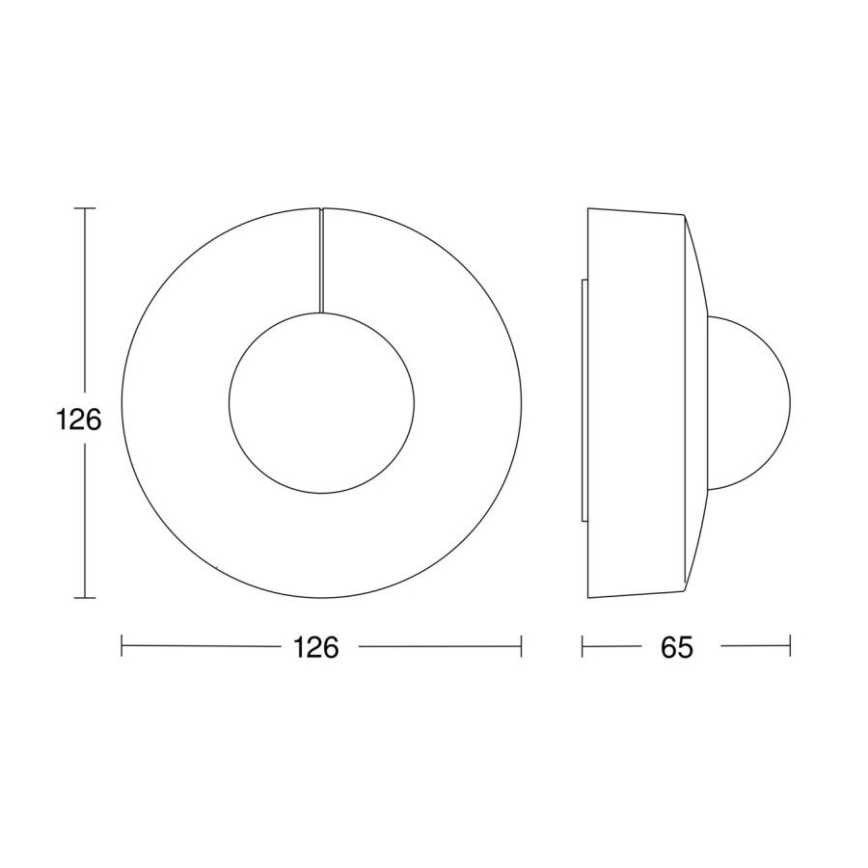 Senzor de mișcare Steinel 058180 IS 3360 V3 KNX alb rotund