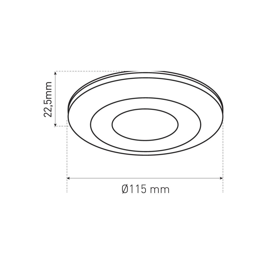 Senzor de prezență PRES SENSOR 2000W, alb