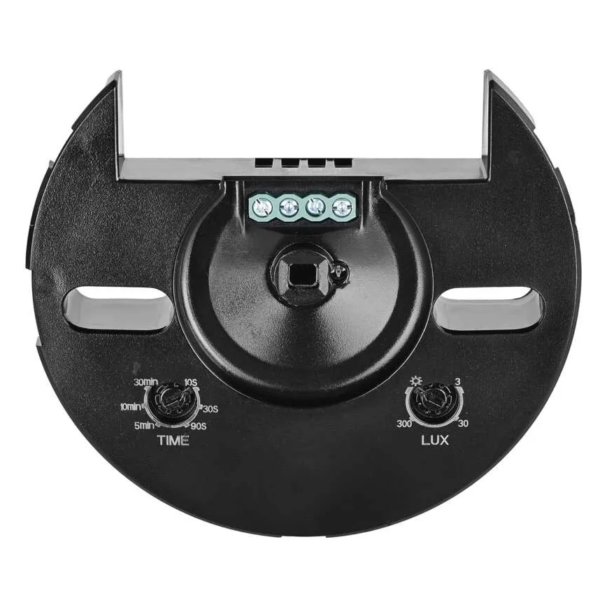 Senzor exterior PIR de mișcare și crepuscular 2000W/230V IP65 negru