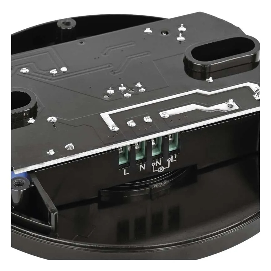 Senzor exterior PIR de mișcare și crepuscular 2000W/230V IP65 negru