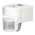 Senzor PIR de mișcare și crepuscular T362, 180°, pentru montare pe perete, 230 V, 1x senzor, alb