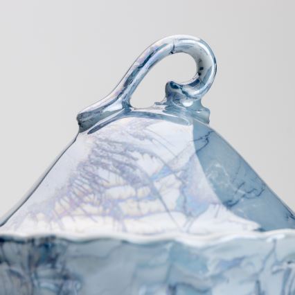 Serviciu de ceai din porțelan, marmură albastru