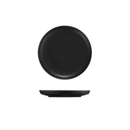 Serviciu de masă, 16 piese, negru/porțelan