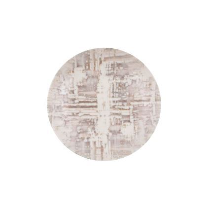 Serviciu de masă 24 de piese din porțelan, maro/alb