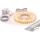 SET 1x bandă LED MYLIVING LIGHTSTRIP LED/22W/230V 5 m + 5x profil încastrat 1 m argintiu/alb