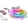 SET 1x bandă LED RGBW reglabilă NEO LITE MUSIC LED/24W/230V 5 m IP65 Wi-Fi Tuya + 5x profil încastrat 1 m argintiu/alb + telecomandă