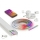 SET 1x bandă LED RGBW reglabilă Philips Hue WHITE AND COLOR AMBIANCE LED/20W/230V 2 m + 2x profil încastrat 1 m argintiu/alb
