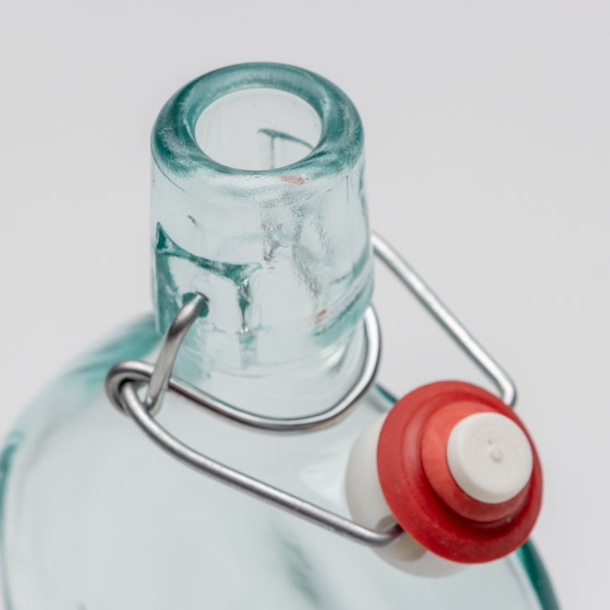 Set 1x sticlă și 2x pahar pentru tărie, transparent cu motiv de dans