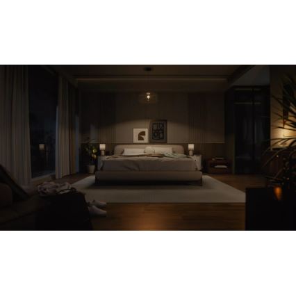 Set 2 becuri LED dimabile Philips Hue White, soclu E27, 7W, 230V, 2700K