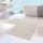 Set 2 covorașe de baie LINO, 60 x 100 cm, crem