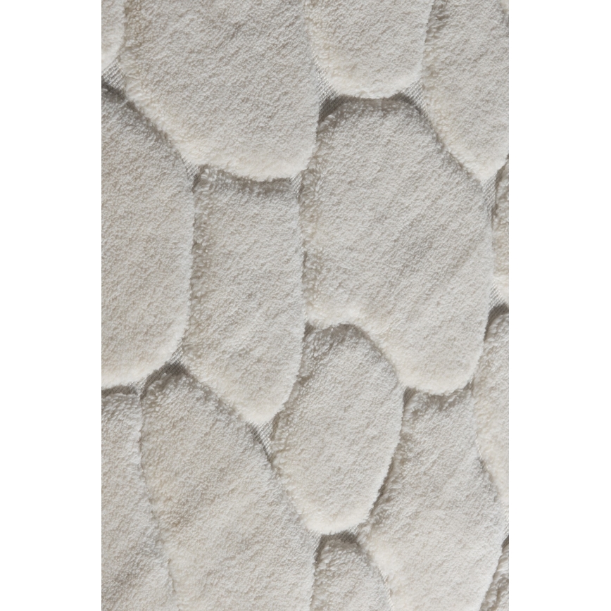 Set 2 covorașe de baie LINO, 60 x 100 cm, crem