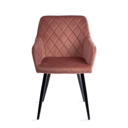 SET 2x Scaune de dining RICO roz prăfuit