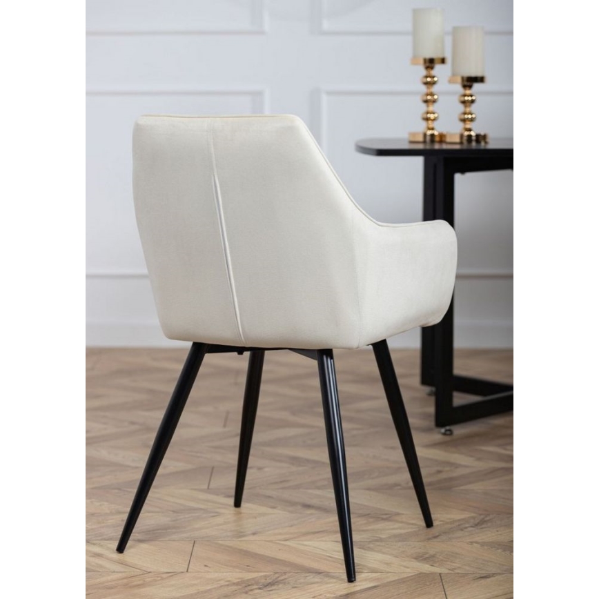 SET 2x Scaune de dining SAMETTI crem