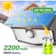SET 2x aplică LED solară cu senzor LED/3,7V IP67 Litom