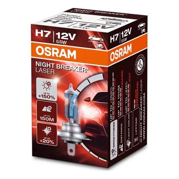 SET 2x bec auto Osram NIGHT BREAKER H7 PX26d/55W/12V