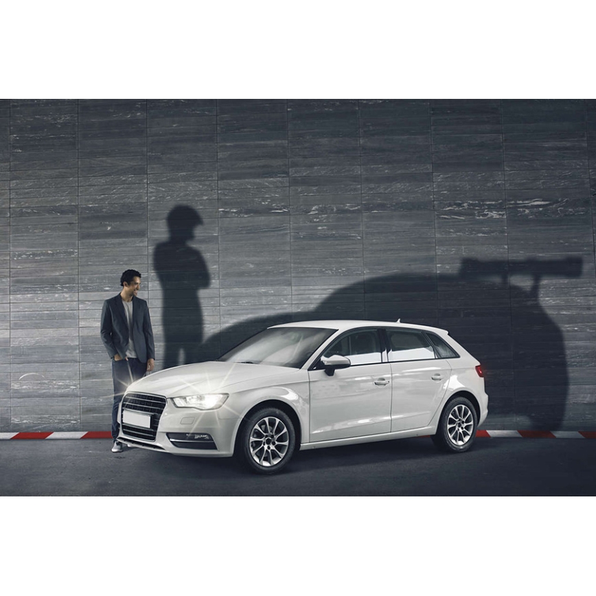 SET 2x Bec auto Philips RACINGVISION 12972RVS2 H7 PX26d/55W/12V