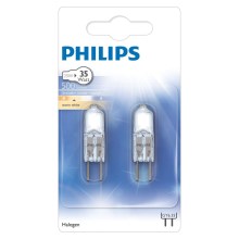 SET 2x bec industrial Philips GY6,35/25W/12V 3000K