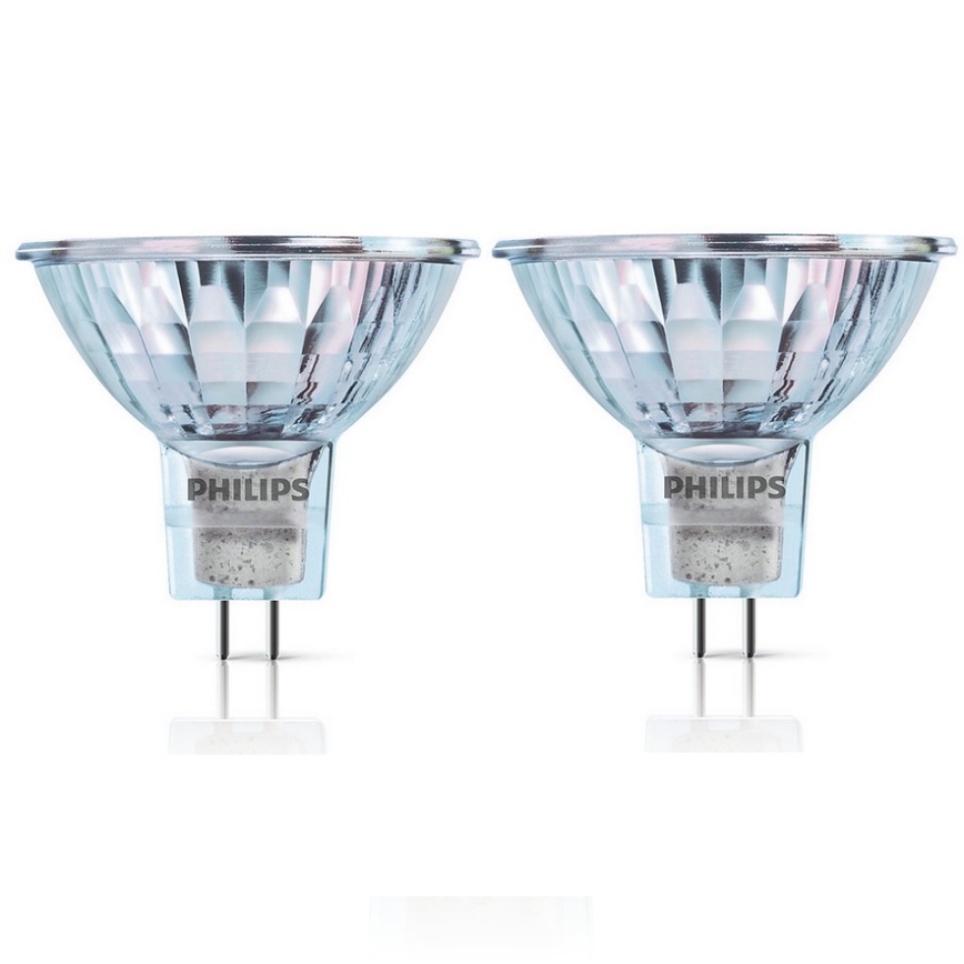 SET 2x bec industrial Philips HALOGEN GU5,3/35W/12V 3000K