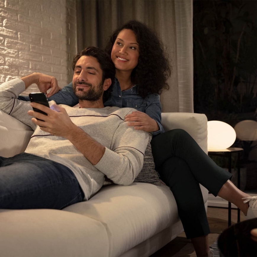SET 2x LED Bec dimmabil Philips HUE WHITE E27/9W/230V