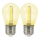 SET 2x Bec LED PARTY E27/0,3W/36V galben