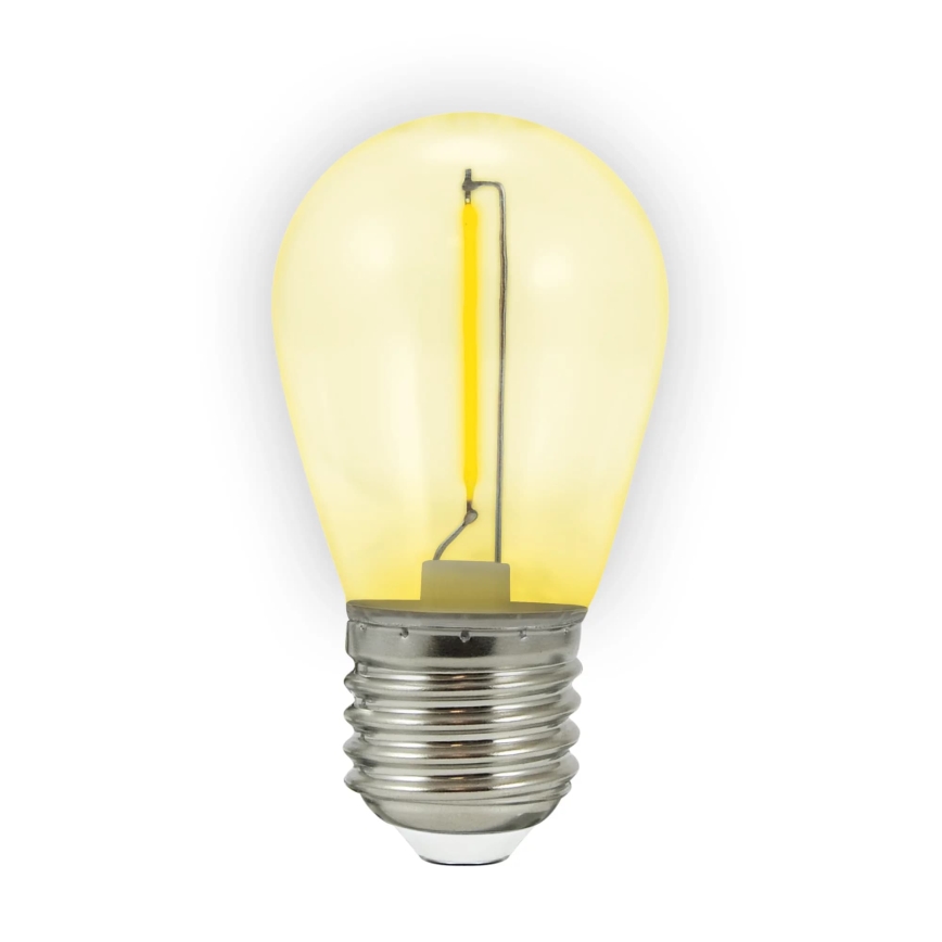 SET 2x Bec LED PARTY E27/0,3W/36V galben