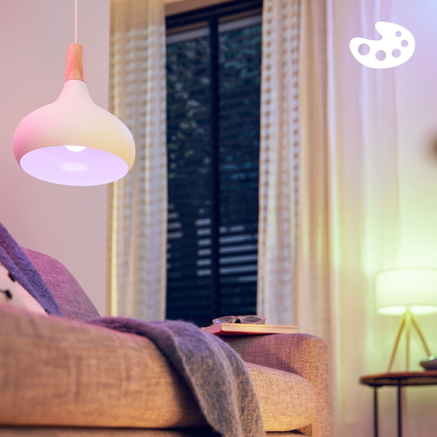 Set de 2 becuri LED RGB dimabile Philips SMART A60 E27/12,5W/230V 2200-6500K