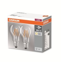 SET 2x Bec LED VINTAGE A60 E27/6,5W/230V 2700K  - Osram