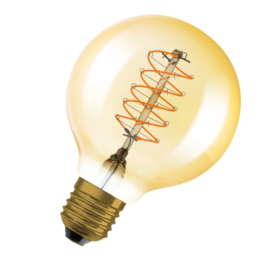 Set 2x becuri LED cu filament vintage, dimabile, E27, 4,8W, 230V, 2200K - Osram