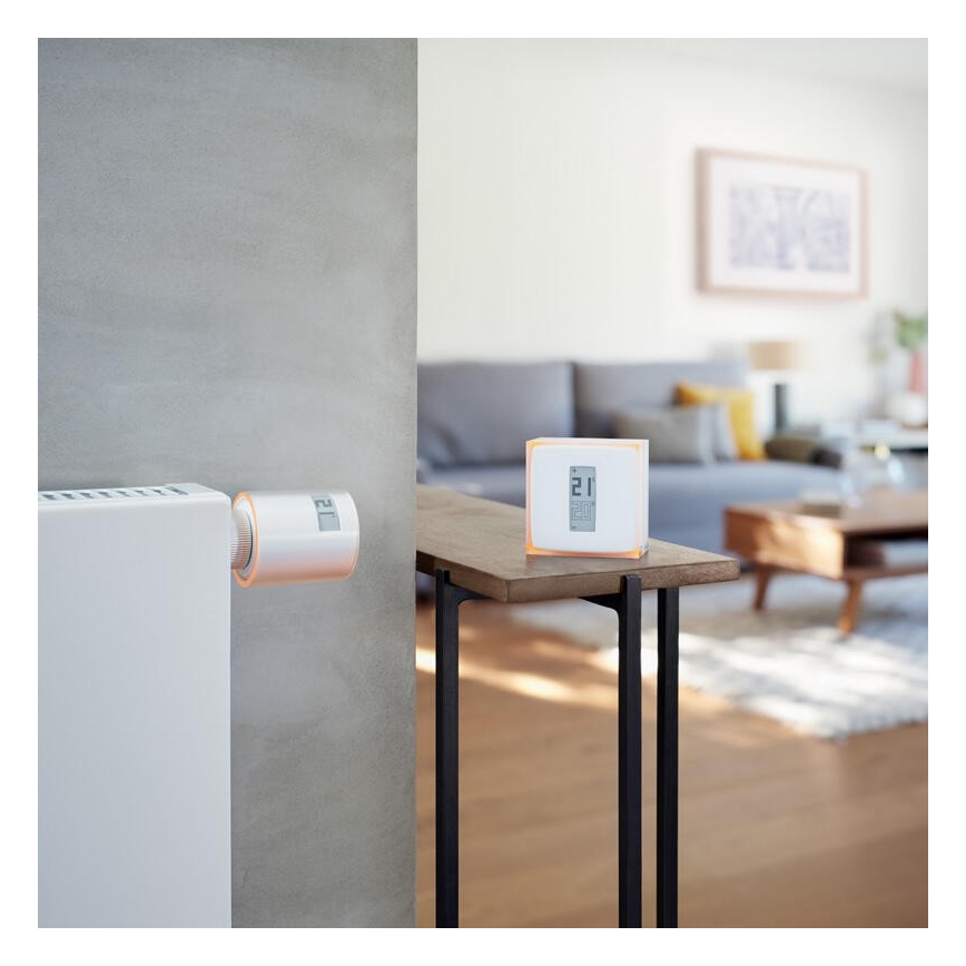 SET 2x cap termostatic inteligent + pasarelă 3V Wi-Fi Legrand NVP-PRO