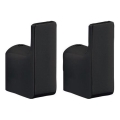 SET 2x cârlig de perete Gedy PIRENEI negru mat