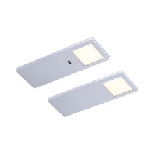 SET 2x corp de iluminat LED pentru mobilier cu senzor AMON 2,5W/230V Paul Neuhaus 1156-21-2