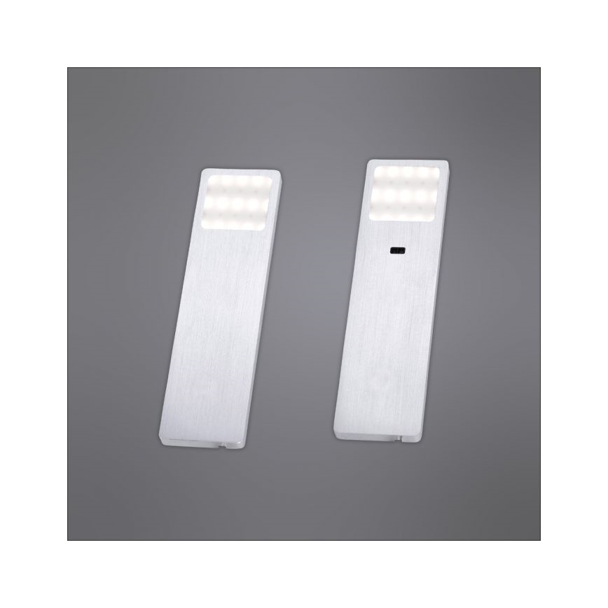 SET 2x corp de iluminat LED pentru mobilier cu senzor HELENA LED/2W/230V Paul Neuhaus 1120-95-2