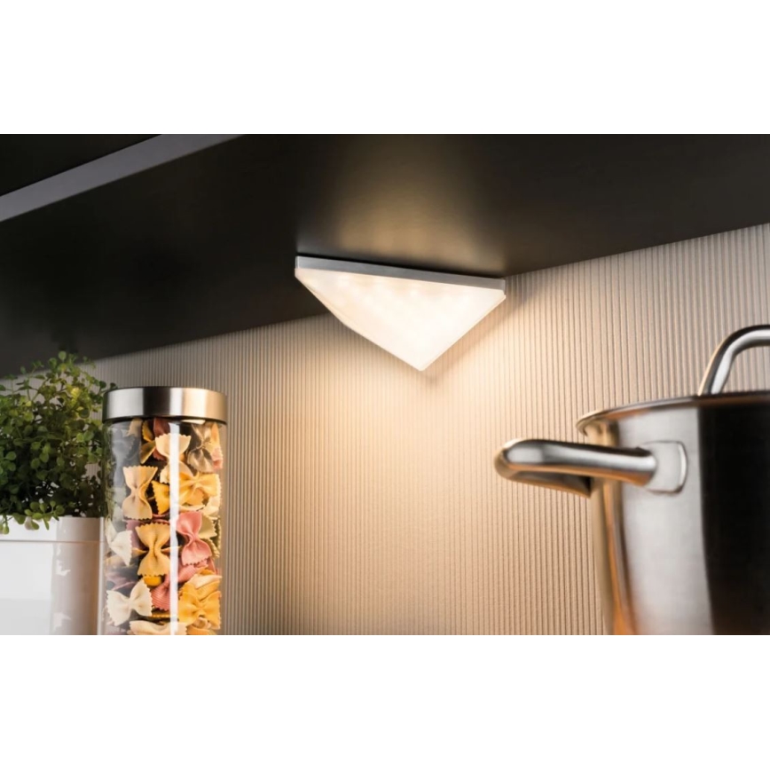 SET 2x corp de iluminat pentru mobilier LED/6,2W IP44 KITE 230V Paulmann 93584