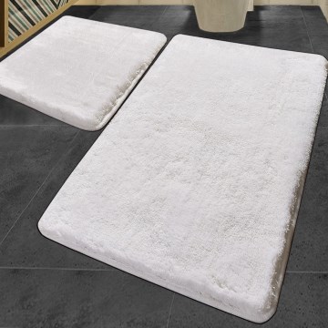 SET 2x covoraș pentru baie 60/100 cm alb